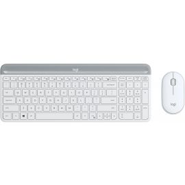 Logitech MK470 Keyboard + Mouse Nordic White (920-009201) | Logitech | prof.lv Viss Online