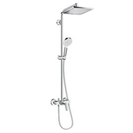 Hansgrohe Crometta E 27284000 Shower System, Chrome | Shower systems | prof.lv Viss Online