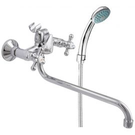 Rubineta Cross C1 (K) Bath/Shower Water Mixer Chrome (170311) | Bath mixers | prof.lv Viss Online