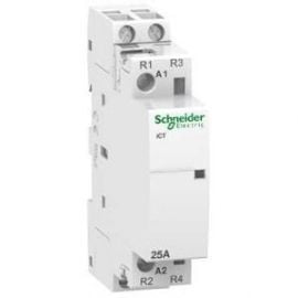 Модульный контактор Schneider Electric 2P AC 2NO iCT Acti9, 230V, 25A | Предохранители и Распределительные щиты | prof.lv Viss Online