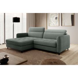 Eltap Gomsi Touch Corner Pull-Out Sofa 165x228x100cm, Green (CO-GOM-LT-100TOU) | Sofas | prof.lv Viss Online
