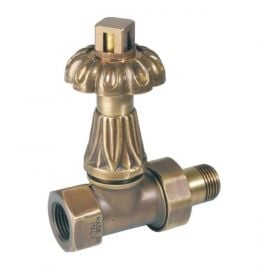 Carlo Poletti Artistic Radiator Thermostatic Valve 1/2, Straight, Bronze | Delivery by parcel | prof.lv Viss Online