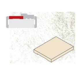 Telescopic Box Extension Kit for PVC Membrane Doors, Cappuccino, 2070x100x10mm
