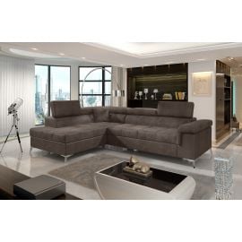 Eltap Eridano Monolith Corner Pull-Out Sofa 202x275x90cm, Brown (ERI_34) | Sofas | prof.lv Viss Online