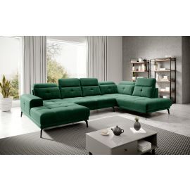 Eltap Bretan Lux Corner Sofa 205x350x107cm, Green (CO-BRE-RT-35LU) | Sofas | prof.lv Viss Online