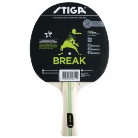 Stiga Table Tennis Racket Break Black (1211-5918-01) | Table tennis rackets | prof.lv Viss Online