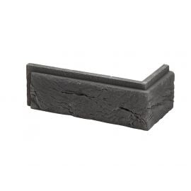 Угловая облицовочная кирпичная плитка Stegu Boston 1 – серый 200/90x74x8-21мм (12шт) | Отделочная кирпичная плитка | prof.lv Viss Online