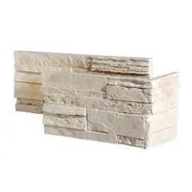 Stegu decorative corner tiles Creta 1 - cream, 130-270/245-385x200x18mm (10pcs) | Brick tiles | prof.lv Viss Online