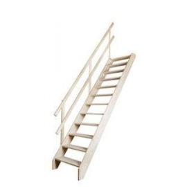 Факро стационарные деревянные лестницы MSS Superior 75x163 L=315 | Лестницы и поручни | prof.lv Viss Online
