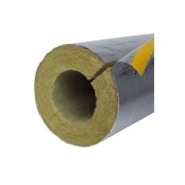 Paroc HVAC AluCoat T 159mm 1.2m Pipe Insulation with Aluminum Foil | Pipe insulation | prof.lv Viss Online