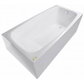 Spn Classic 1700 70x170cm Bathtub Left Side, White (BT-505-L) | Stone mass baths | prof.lv Viss Online