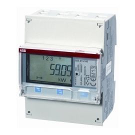 ABB electricity meter B23 Steel 3-phase 65A 230/400V direct connection, IP20 | Modular automation | prof.lv Viss Online