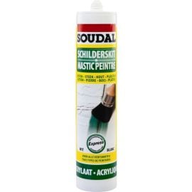 SOUDAL Express construction acryl 300 ml, white | Silicones, acrylics | prof.lv Viss Online
