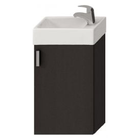 Jika Petit 40 Bathroom Sink with Cabinet, 40x23cm Grey (H4535111753011) | Sinks with Cabinet | prof.lv Viss Online