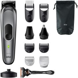 Braun MGK7420 Мультигруминатор для волос, бороды и тела, черный/серый | Триммеры для волос, бороды | prof.lv Viss Online