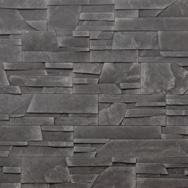 Стегу Мадера 4 Фасадная плитка, графит, 180+320x93x8-23мм (0,49м2) | Stegu | prof.lv Viss Online