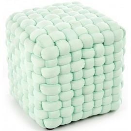 Halmar Rubik Poufs, 35x35x35cm, Light Green (V-CH-RUBIK-PUFA-J.ZIELONY) | Upholstered furniture | prof.lv Viss Online