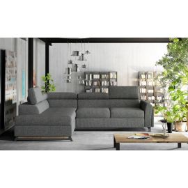 Stūra Dīvāns Izvelkams Eltap Kairos Inari 197x265x95cm Kreisais Stūris Pelēks (Kr_34) | Izvelkamie dīvāni | prof.lv Viss Online