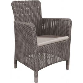 Keter Garden Chair Trenton 63x60x85cm, Beige (29202798587) | Garden chairs | prof.lv Viss Online