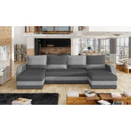 Eltap Marion Paros/Paros Corner Pull-Out Sofa 52x307x85cm, Grey (MAR_10) | Sofas | prof.lv Viss Online