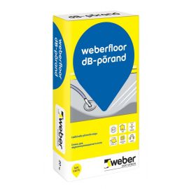 Weber Floor dB-PÕRAND Pašizlīdzinošais līdzinātājs ar šķiedrām peldošajām un apsildāmajām grīdām (10-50mm) 20kg