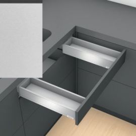 Blum myLegrabox Drawer, Under-Sink, M, 500mm, Carbon/Inox (53.50.05.83) | Blum | prof.lv Viss Online