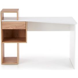 Halmar Conti Writing Desk, 127x57x90cm, White, Oak (V-UA-CONTI-D.ZŁOTY/BIAŁY) | Halmar | prof.lv Viss Online