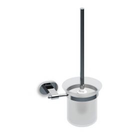 Ravak toilet brush with holder, glass, CR 410, X07P196 | Toilet brushes | prof.lv Viss Online