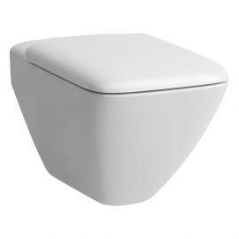 Laufen Palace Wall Hung Rimless Toilet Bowl Soft Close Seat, White (H8667000000001) | Hanging pots | prof.lv Viss Online