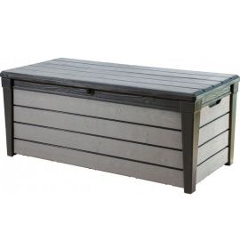Садовый ящик для хранения Keter Brushwood 455 л, 145x69,7 см, серый (29202631939) | Садовые ящики | prof.lv Viss Online