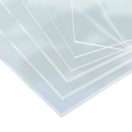 Organic Glass Polystyrene without UV, Indoor 2mm, 250x500mm, Transparent | Plexiglas | prof.lv Viss Online