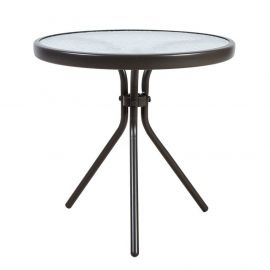 Стол для сада Home4You Dublin, 50x50x46 см, коричневый (11929) | Садовые столы | prof.lv Viss Online