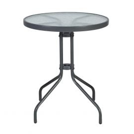Home4You Bistro Garden Table, 60x60x70cm, Grey (20561) | Tables | prof.lv Viss Online