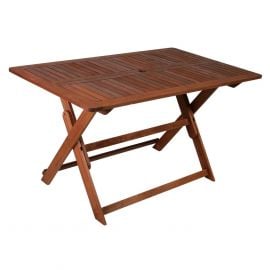 Стол для сада Home4You Modena, 135x80x74 см, натуральный (8532) | Садовые столы | prof.lv Viss Online