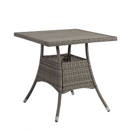 Дачный стол Home4You Paloma, 74x74x72 см, серый (21134) | Садовые столы | prof.lv Viss Online