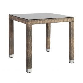 Дачный стол Larache Home4You, 80x80x75 см, Прозрачный (21207) | Садовые столы | prof.lv Viss Online