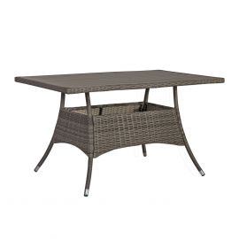 Дачный стол Home4You Paloma, 150x83x72 см, серый (21132) | Садовые столы | prof.lv Viss Online