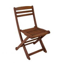 Садовый стул ROUEN Home4You 47x53x84 см, складной, дерево: меранти, пропитанный маслом (06238) | Садовые стулья | prof.lv Viss Online