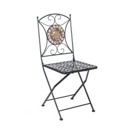Home4You Garden Chair MOSAIC 36x36xH93cm, foldable, black (38665) | Garden chairs | prof.lv Viss Online