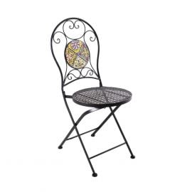 Home4You Garden Chair MOROCCO 38x38xH93cm, foldable, black (38682) | Garden chairs | prof.lv Viss Online