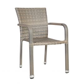 Home4You Garden Chair LARACHE 57x61xH83cm, Grey (2102) | Home4you | prof.lv Viss Online