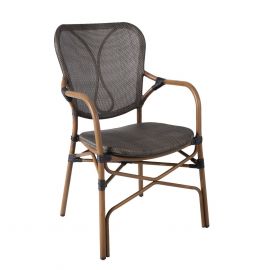 Дачное кресло Home4You BAMBUS 56x66xH95см, коричневое (18628) | Садовые стулья | prof.lv Viss Online