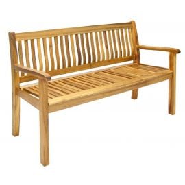 Деревянная скамейка для сада FINLAY 150x61xH91см, дерево: акация, масло (13177) | Садовые скамейки | prof.lv Viss Online