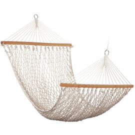 Home4You Baby Hammock LAISY 200x110cm, Cotton Rope, White (12940) | Tourism | prof.lv Viss Online