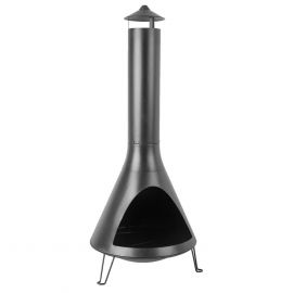 Home4You Fireplace Place WARM SEEKER D70xH171cm, metal, black (40034) | Garden barbecues | prof.lv Viss Online