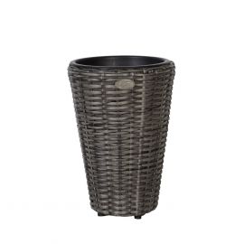 Home4You Flower Basket Wicker 28x40cm, Grey (35124) | Flower pots | prof.lv Viss Online