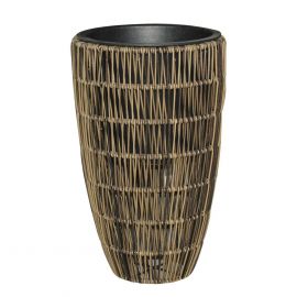 Home4You Flower Basket Wicker 36x60cm, Brown (38004) | Flower pots | prof.lv Viss Online