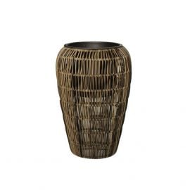 Home4You Flower Basket Wicker 26x38cm, Brown (38008) | Flower pots | prof.lv Viss Online