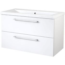 Raguvos Furniture Scandic 81 Bathroom Sink with Cabinet White (15112511)