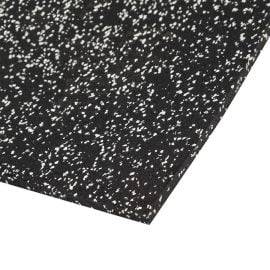 Hard Color Gumijas grīdas segums iekštelpām 6mm, 1.25x10m, melns / pelēks